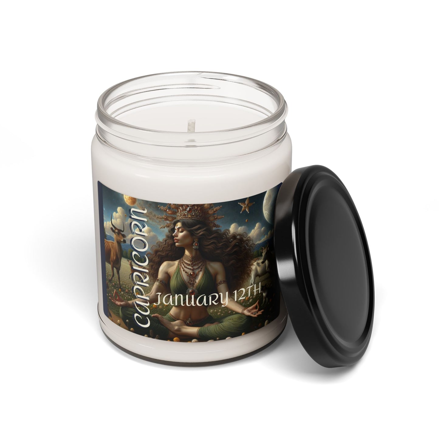 Capricorn Meditation Birthdate - Custom Scented Soy Candle