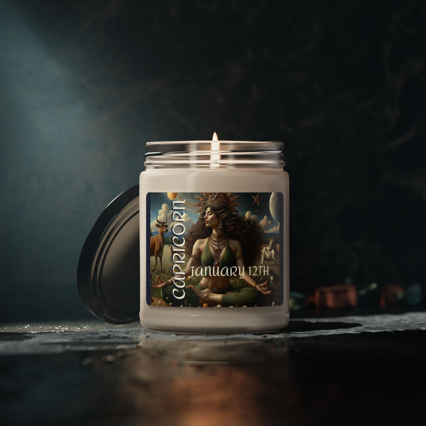 Capricorn Meditation Birthdate - Custom Scented Soy Candle