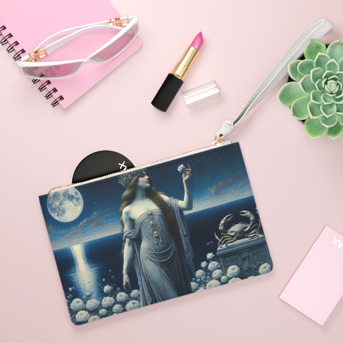 Cancer Zodiac Clutch Bag