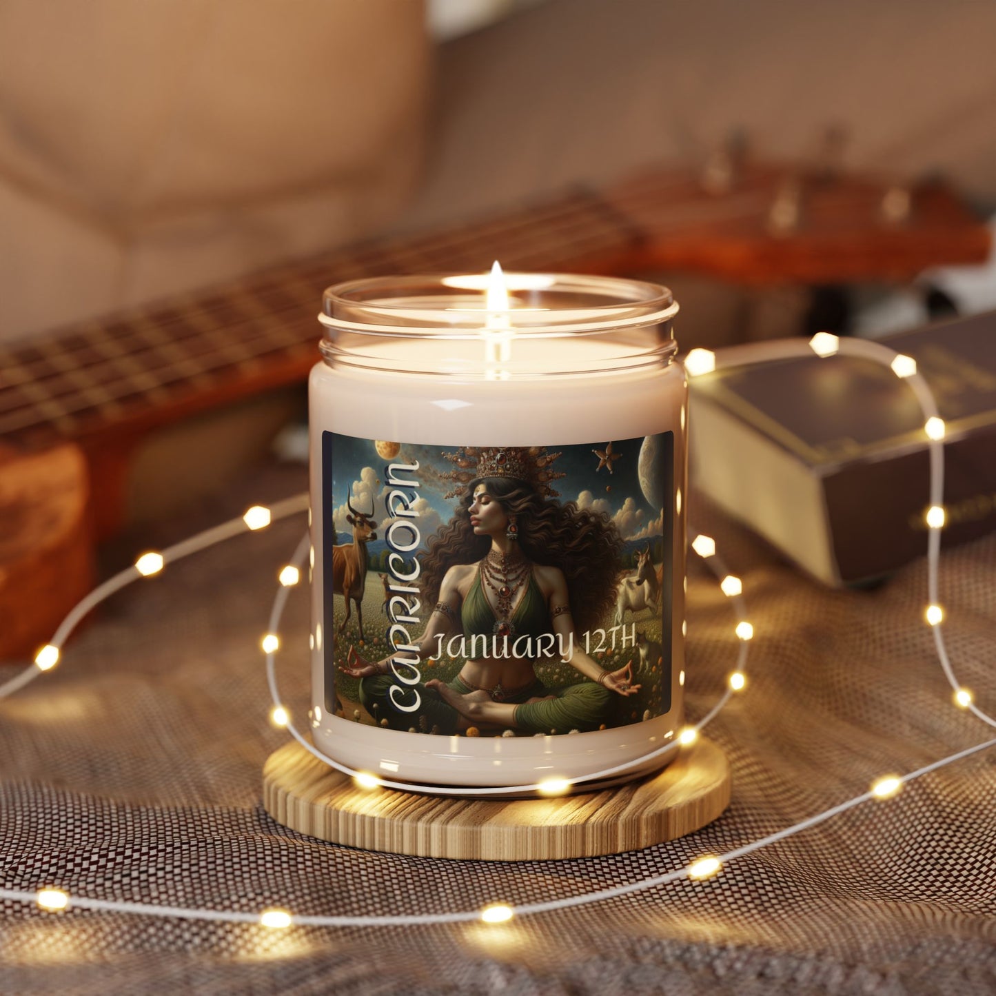 Capricorn Meditation Birthdate - Custom Scented Soy Candle