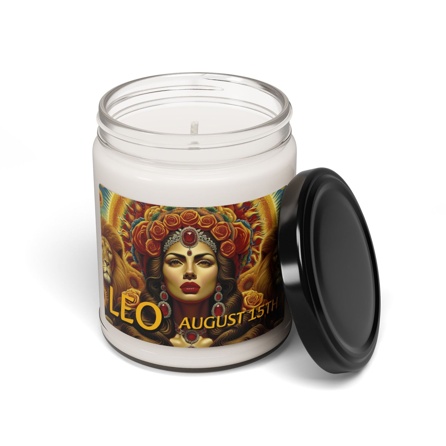 Leo Birthdate - Custom Scented Soy Candle, 9oz