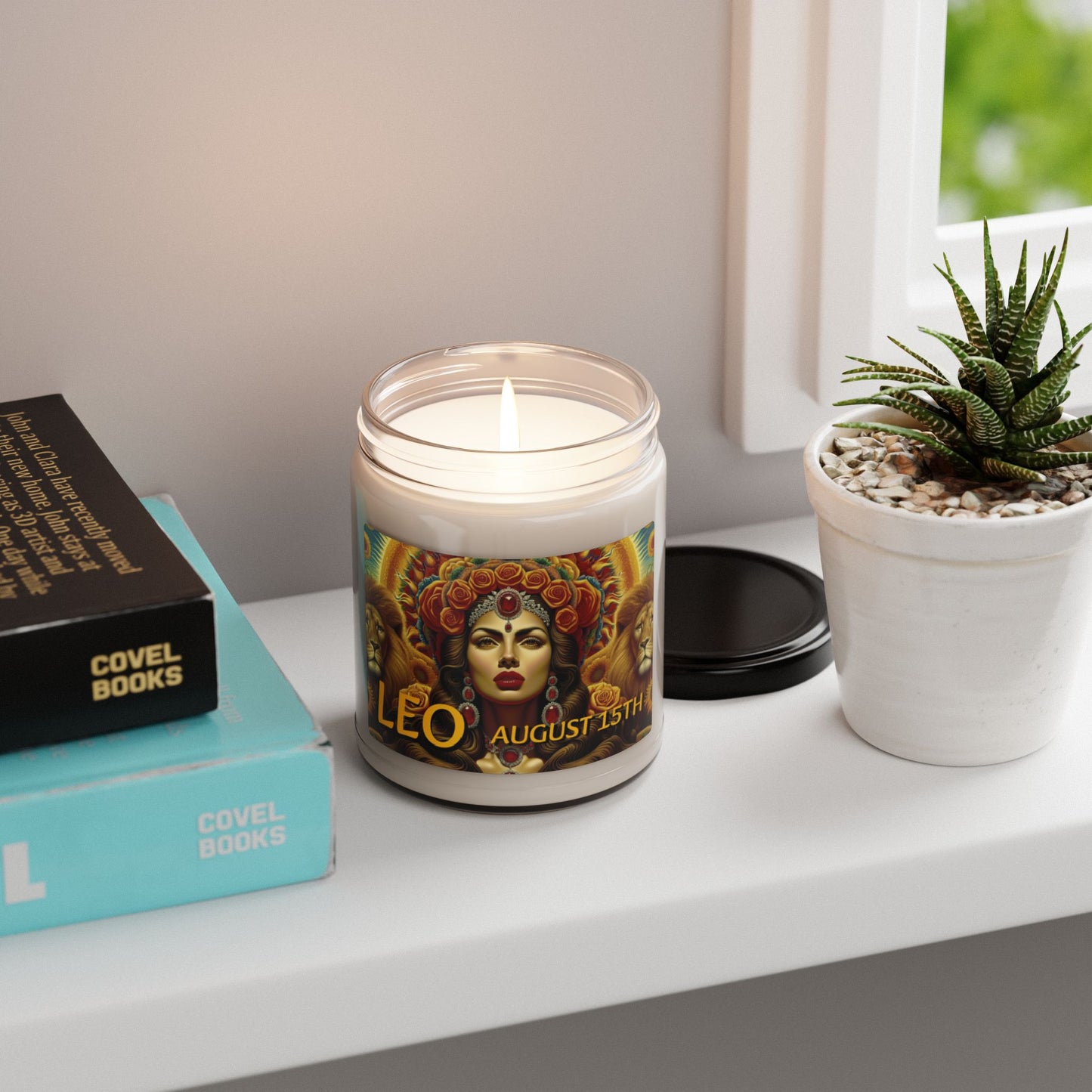 Leo Birthdate - Custom Scented Soy Candle, 9oz