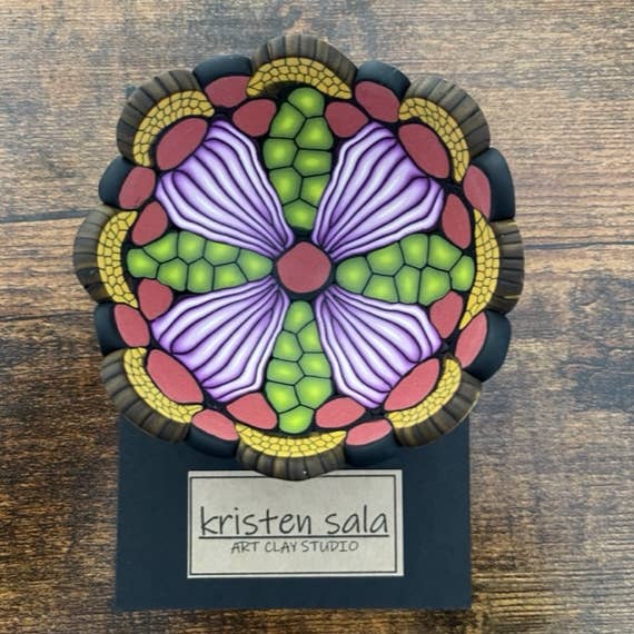 Handmade One of a Kind Polymer Clay Trinket Bowl