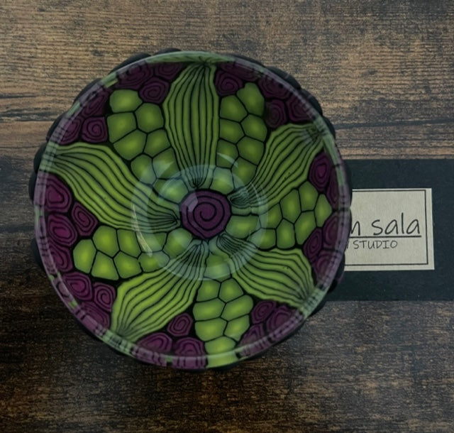 Handmade One of a Kind Polymer Clay 3-inch Dipping Bowls