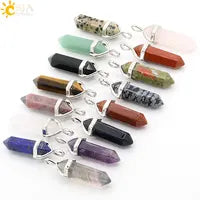 Natural Gem Stone Crystal Necklaces