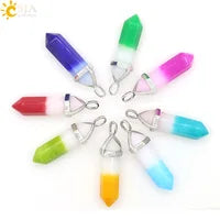 Natural Gem Stone Crystal Necklaces