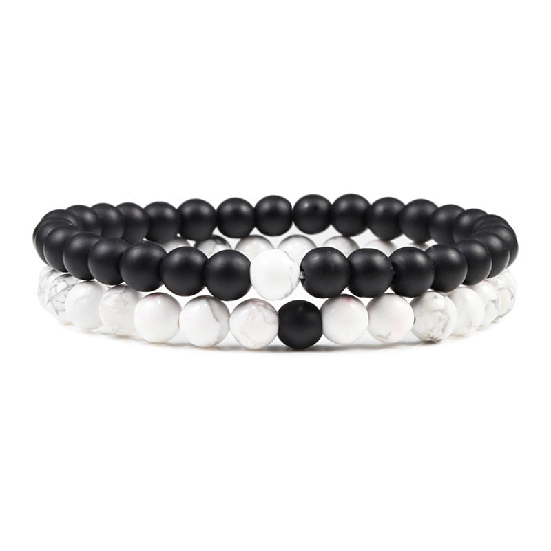 Natural Stone Beaded Bracelet Set