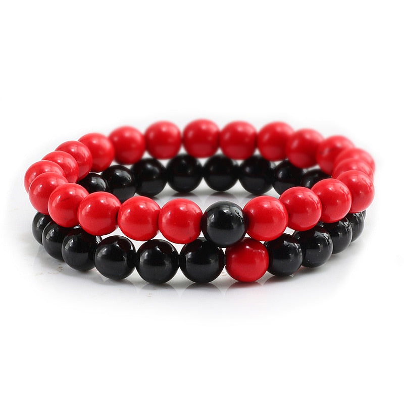 Natural Stone Beaded Bracelet Set