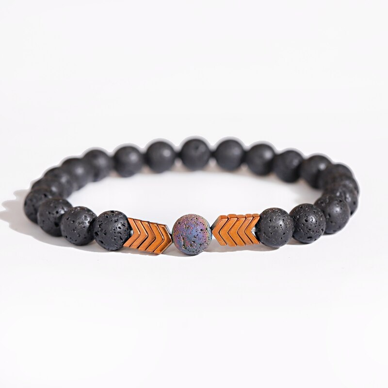 Sacred Arrow Lava Stone Diffuser Bracelet
