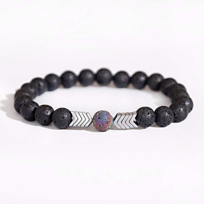 Sacred Arrow Lava Stone Diffuser Bracelet