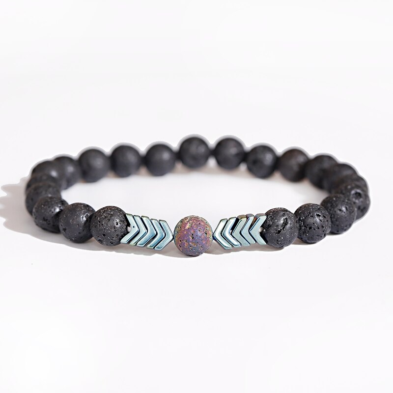 Sacred Arrow Lava Stone Diffuser Bracelet