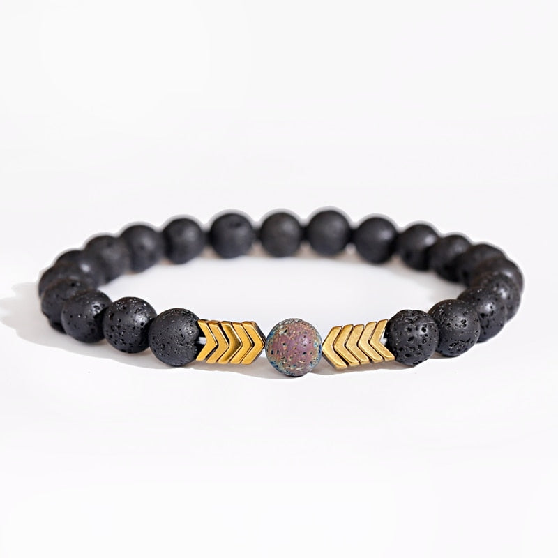 Sacred Arrow Lava Stone Diffuser Bracelet