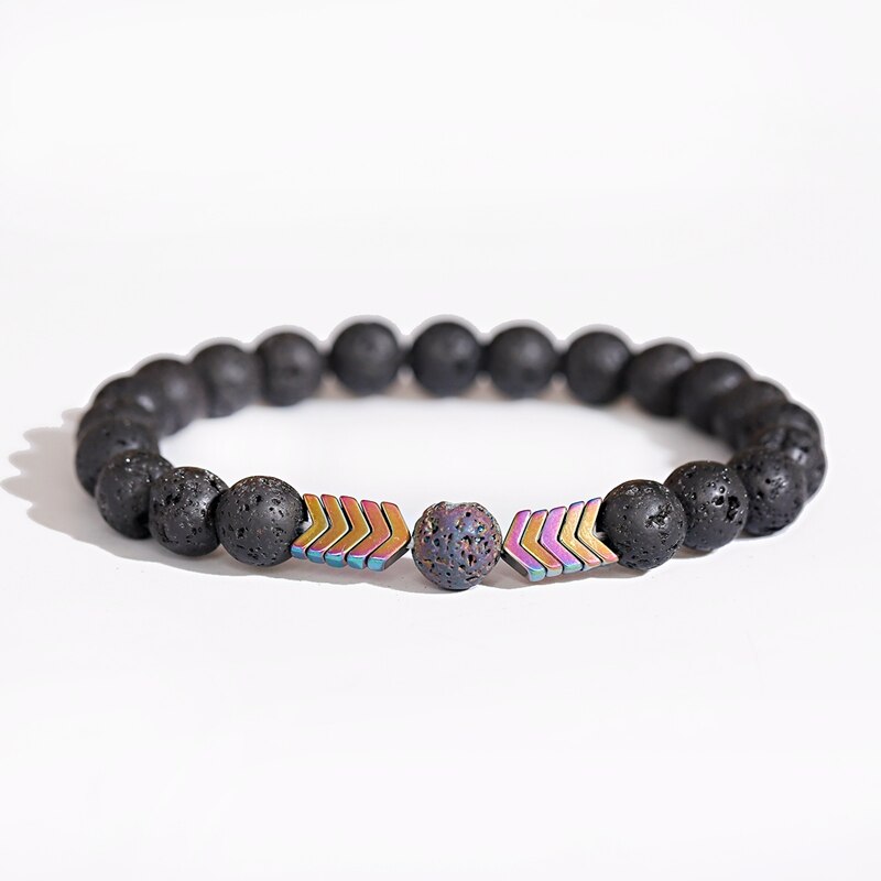Sacred Arrow Lava Stone Diffuser Bracelet