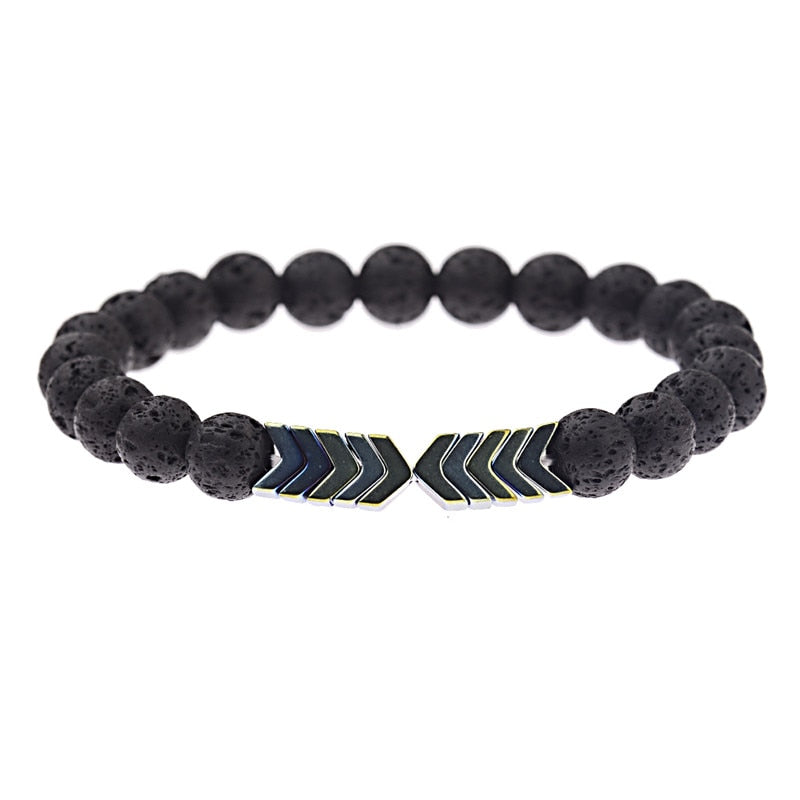 Sacred Arrow Lava Stone Diffuser Bracelet