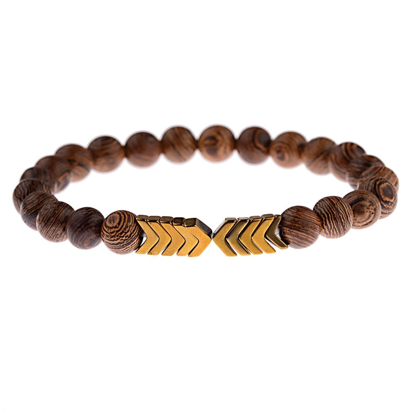Sacred Arrow Lava Stone Diffuser Bracelet