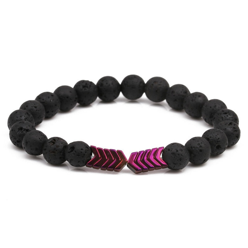 Sacred Arrow Lava Stone Diffuser Bracelet