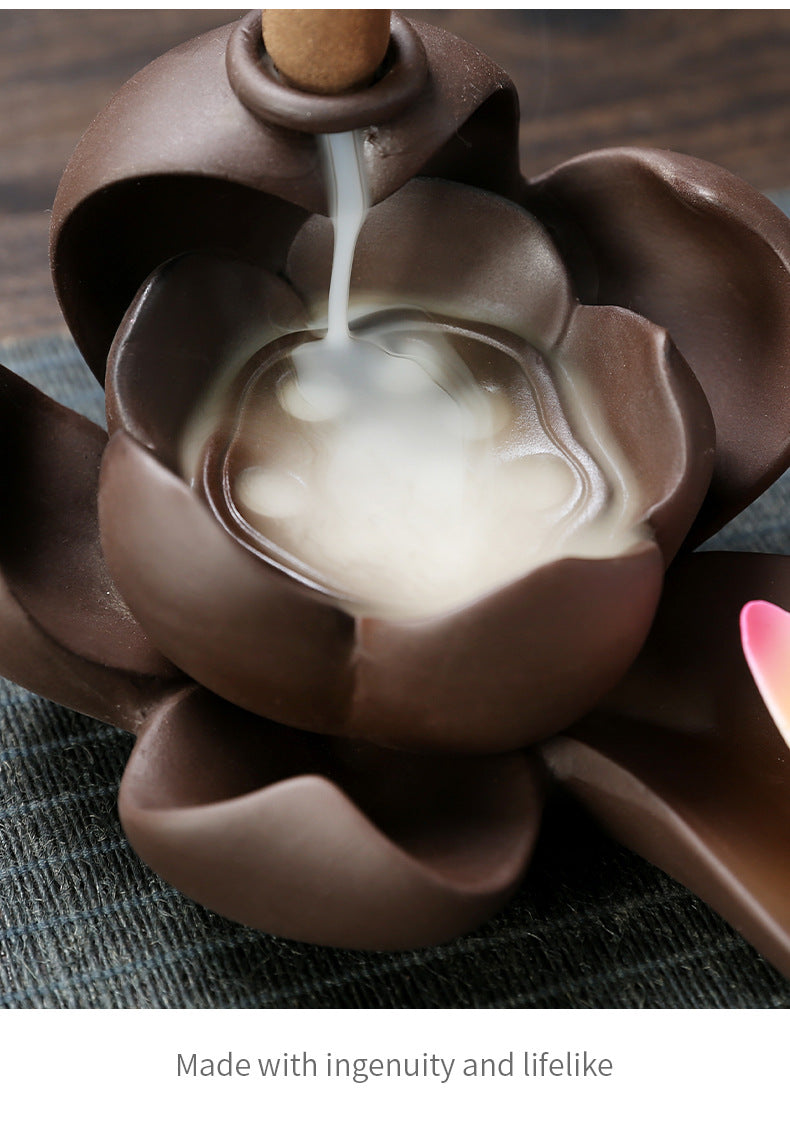 Lotus Waterfall Backflow Incense Burner