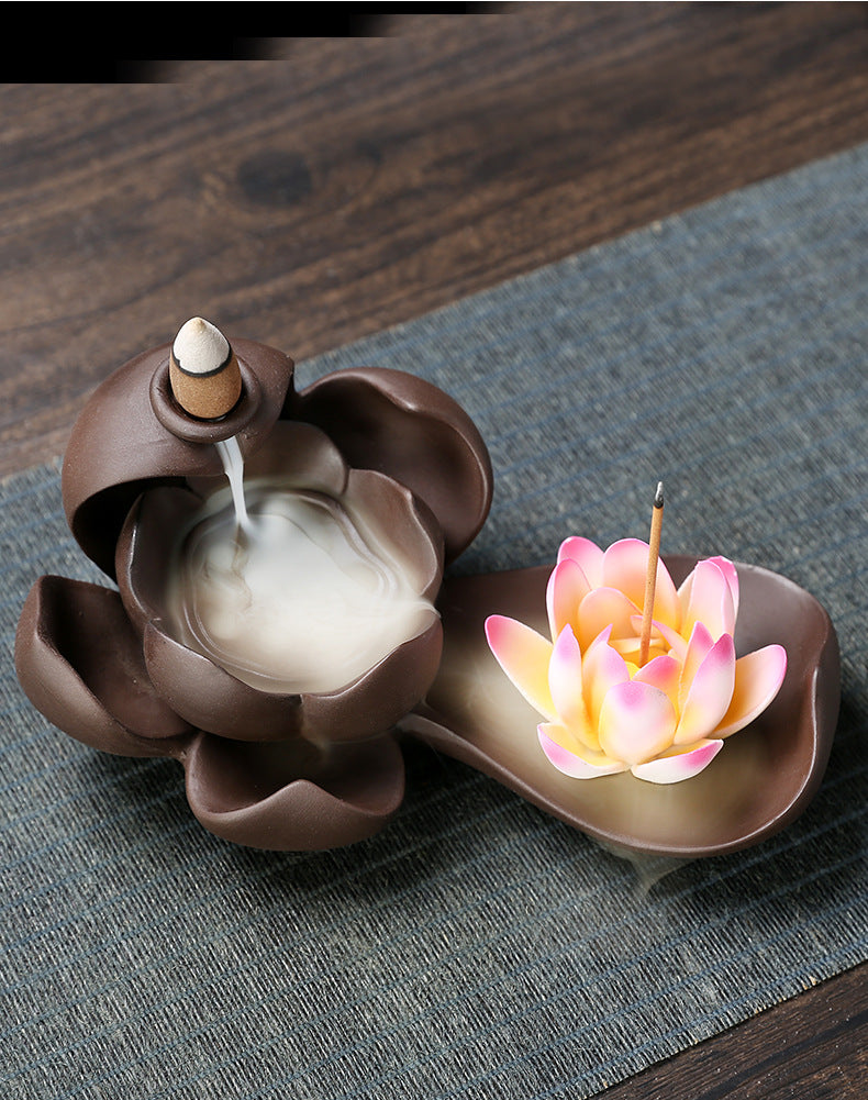 Lotus Waterfall Backflow Incense Burner