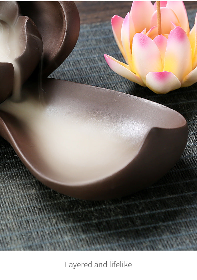 Lotus Waterfall Backflow Incense Burner