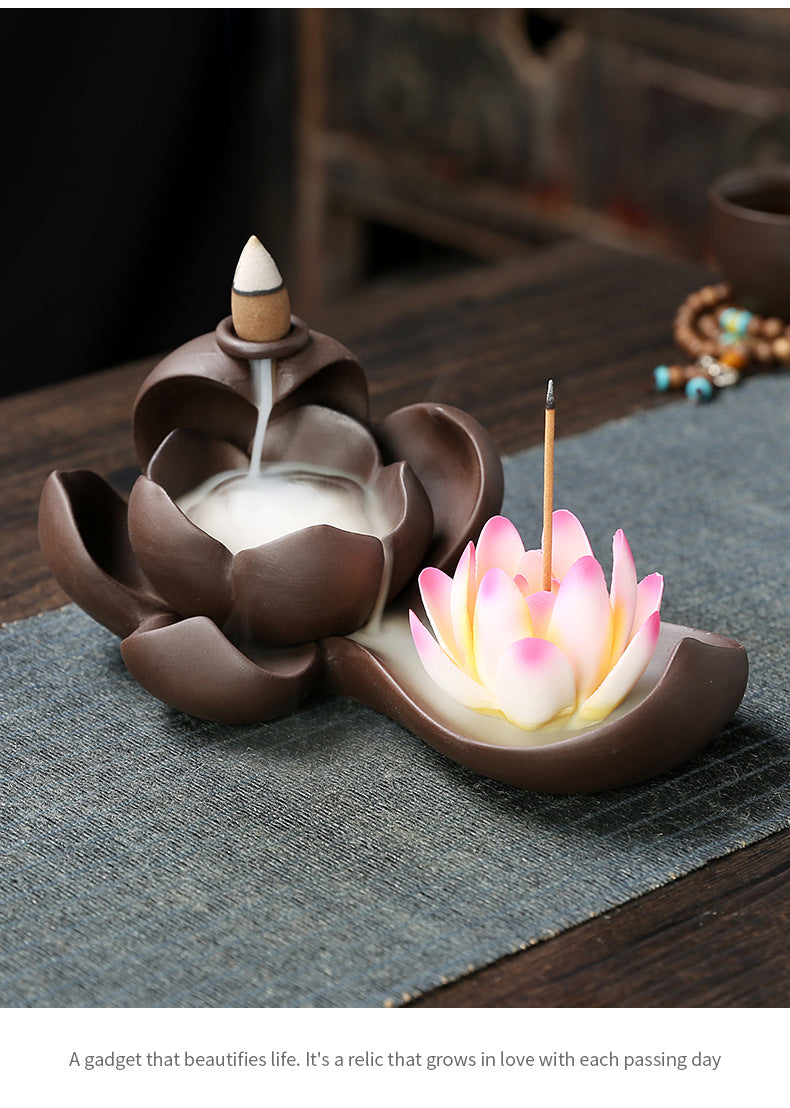 Lotus Waterfall Backflow Incense Burner