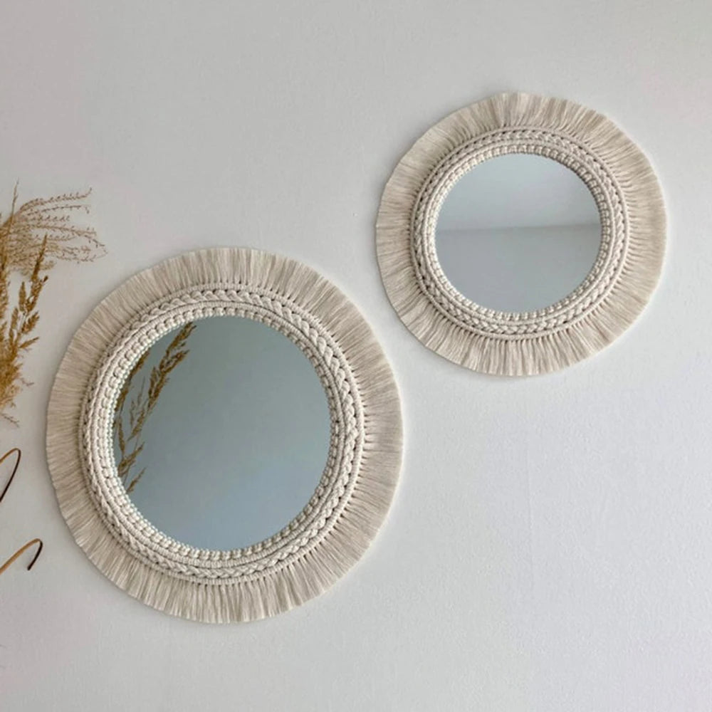 Macrame Wall Mirrors