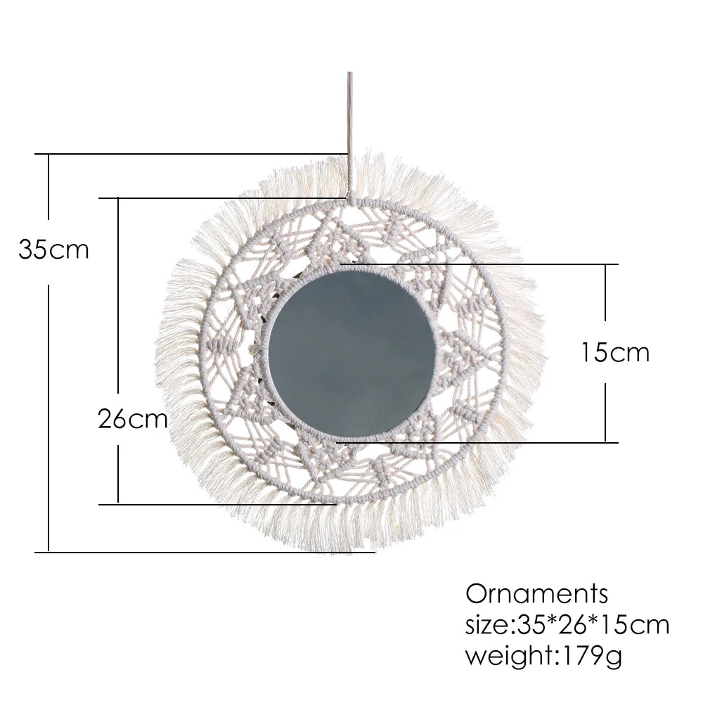 Macrame Wall Mirrors