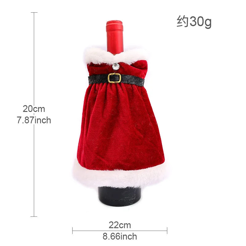 Cute Christmas Wine Bottle Covers