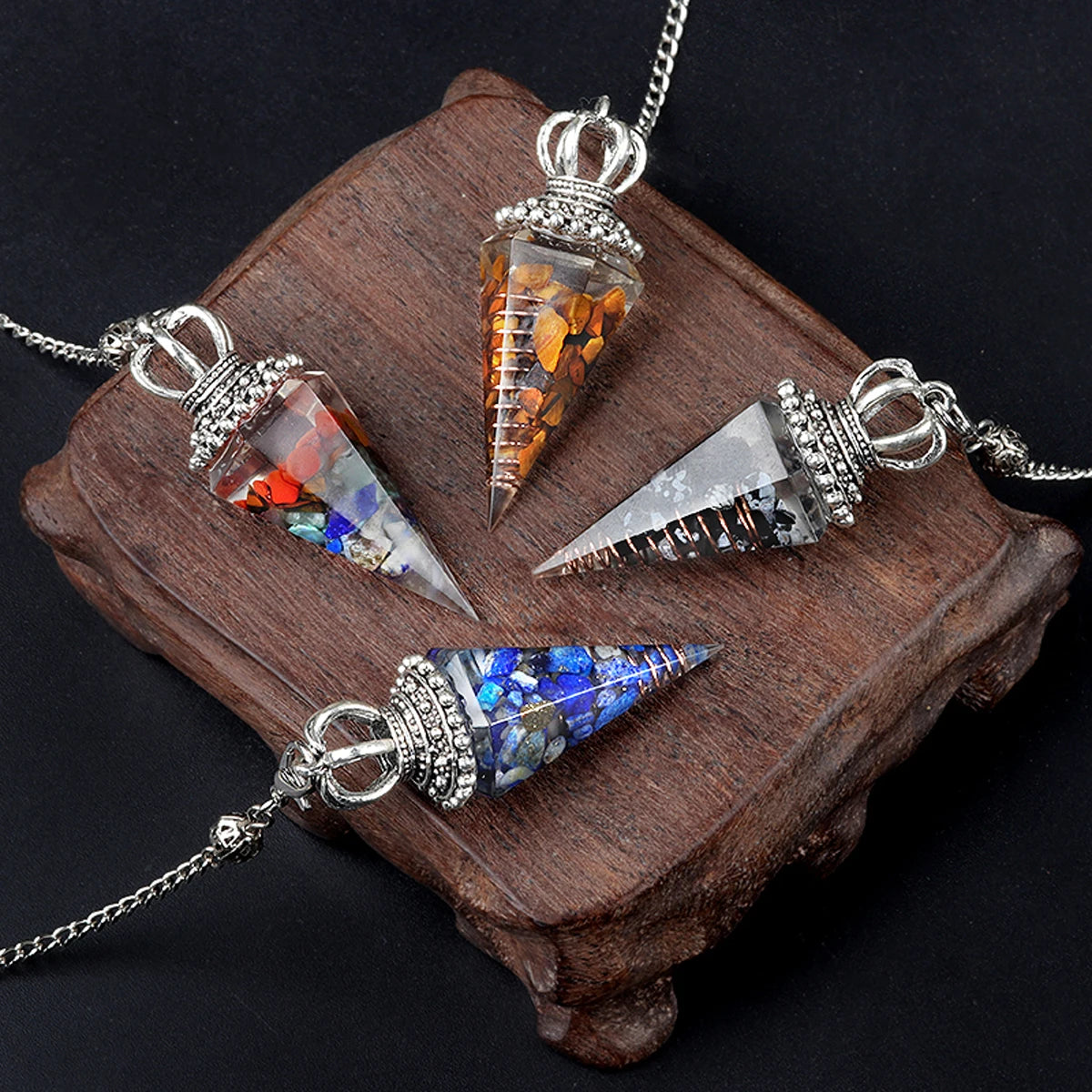 Energy Healing Chakra Orgone Pendulum
