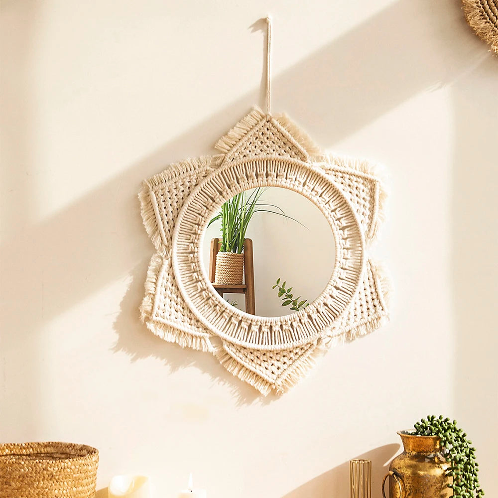 Macrame Wall Mirrors