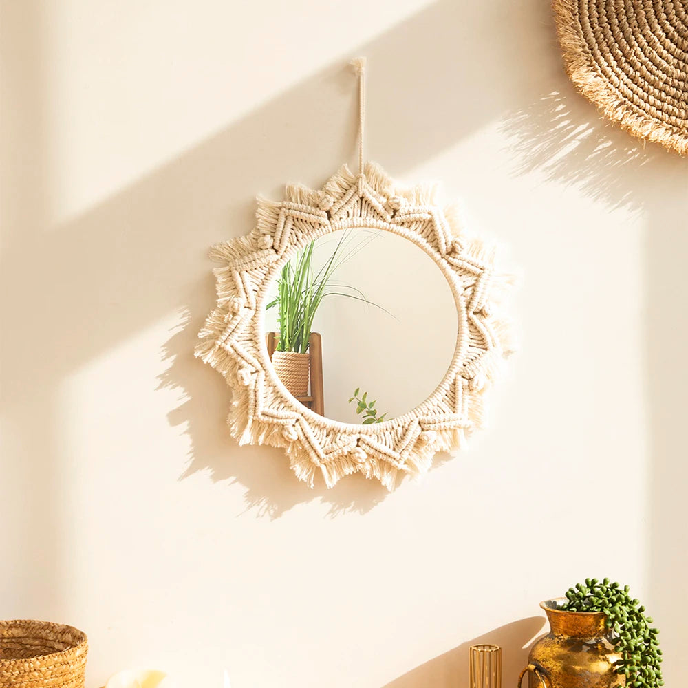 Macrame Wall Mirrors
