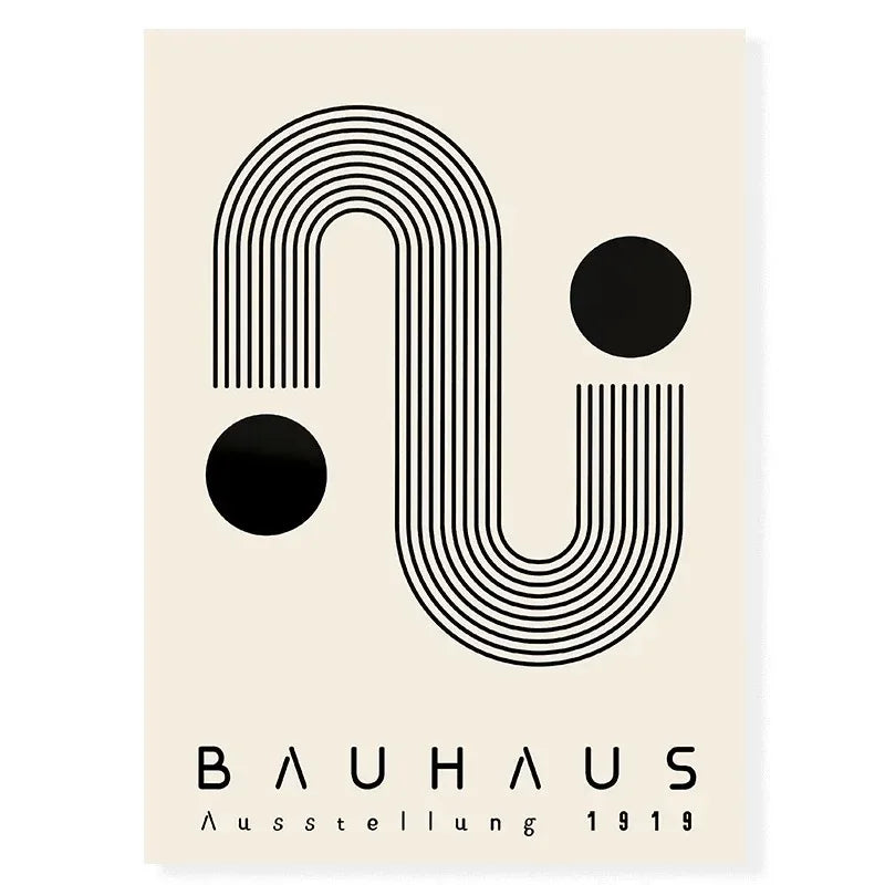 Bauhaus Bohemian Minimalist Wall Art