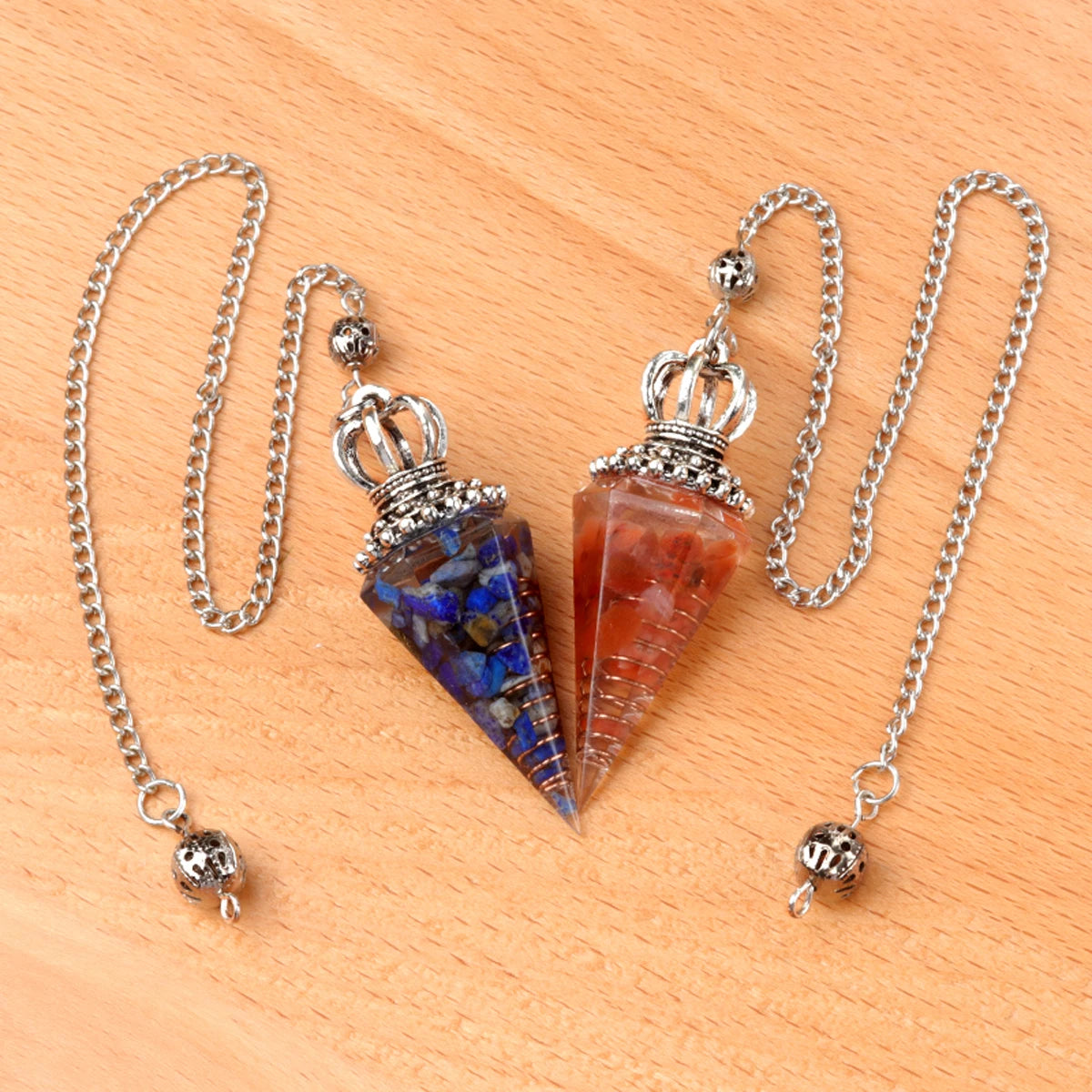 Energy Healing Chakra Orgone Pendulum