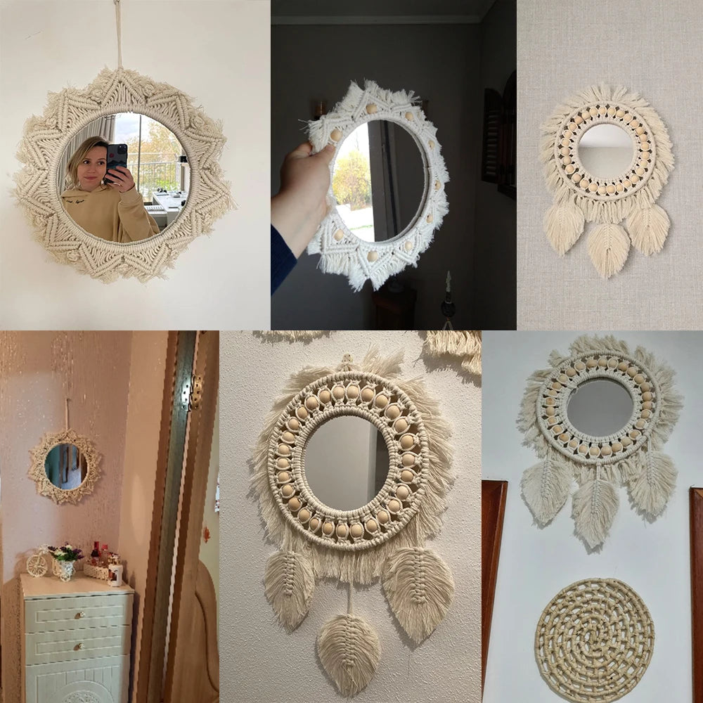 Macrame Wall Mirrors