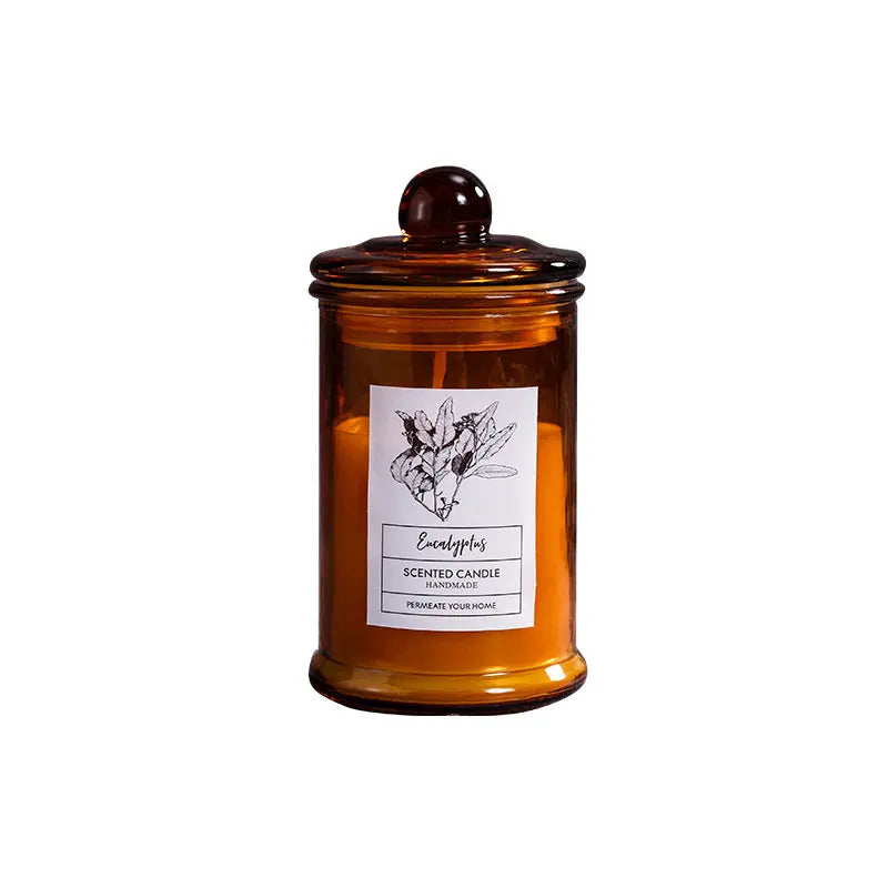 Aromatherapy Vintage Glass Jar Candle