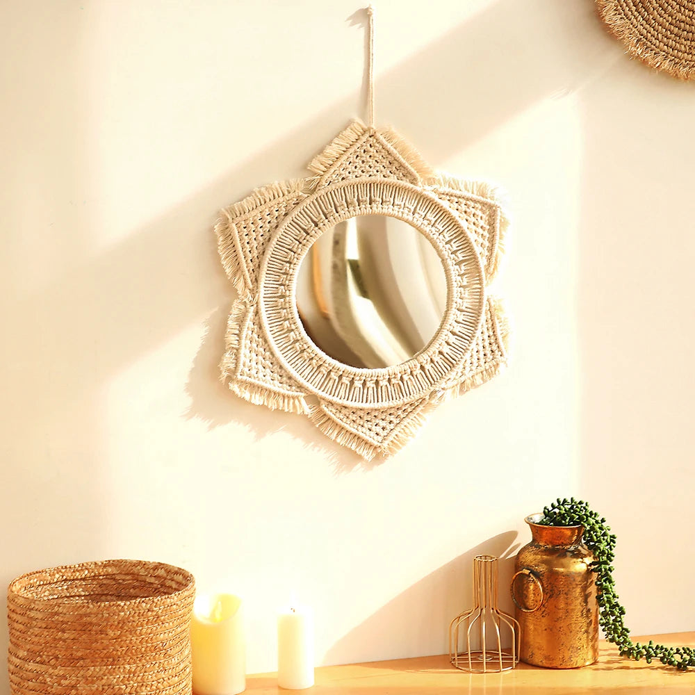 Macrame Wall Mirrors