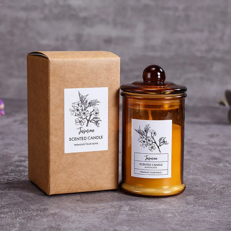 Aromatherapy Vintage Glass Jar Candle