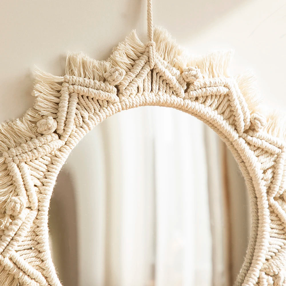Macrame Wall Mirrors