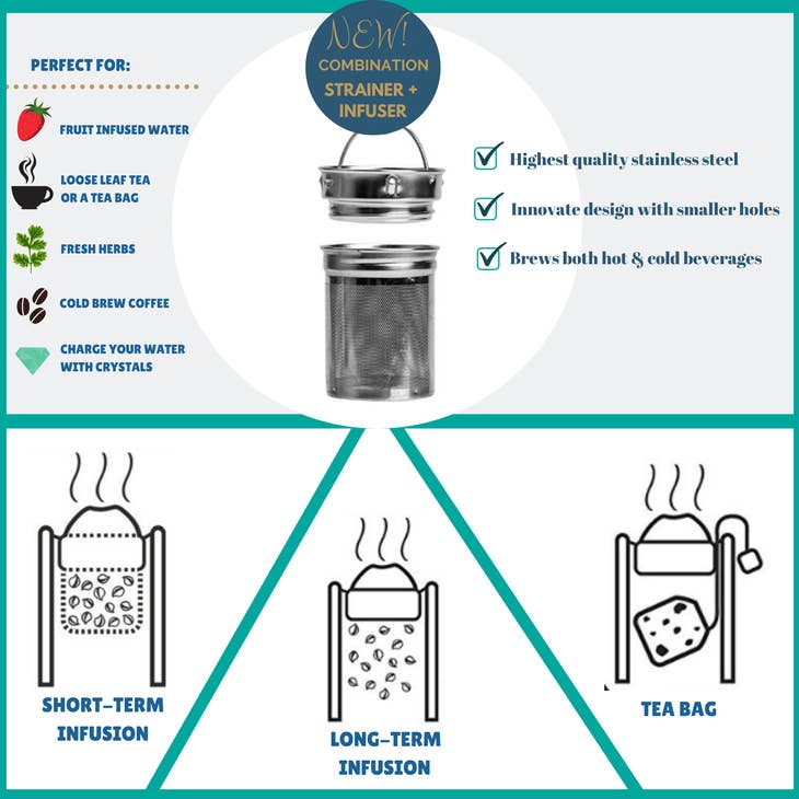 LOVE - Eco-Friendly Bamboo Water Bottle with Infuser