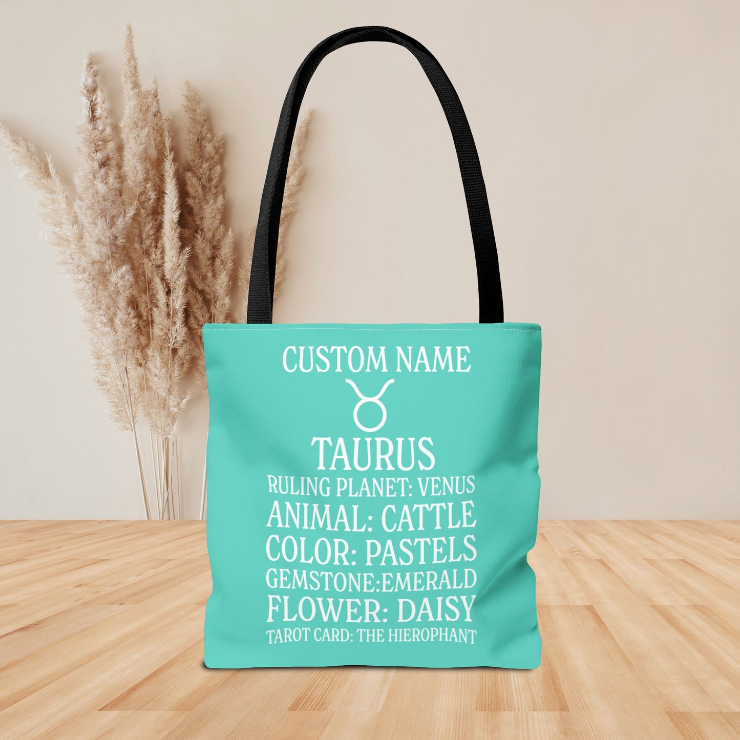 Custom Name TAURUS Tote Bag