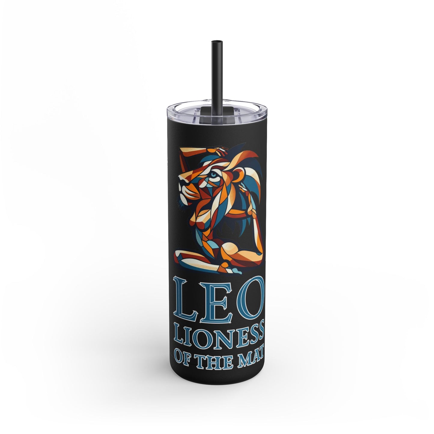 LEO Lioness of the Mat - Maars Maker Skinny Matte Tumbler, 20oz