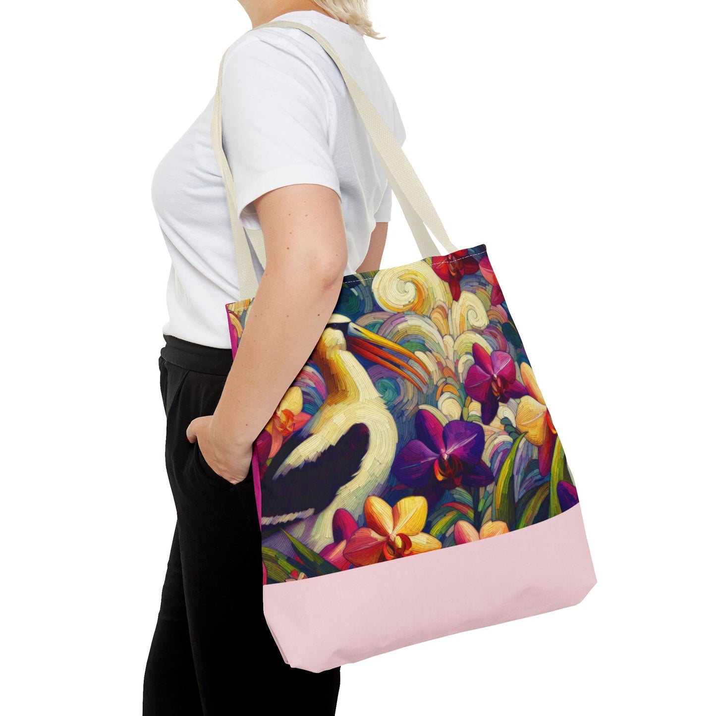 AQUARIUS Artful Art Gifted Yoga Weekender Bag Aquarius Personal Tote Bag Personal-Tote-Gift Astrology Gifte d for Aquarius Birthday Tote Bag