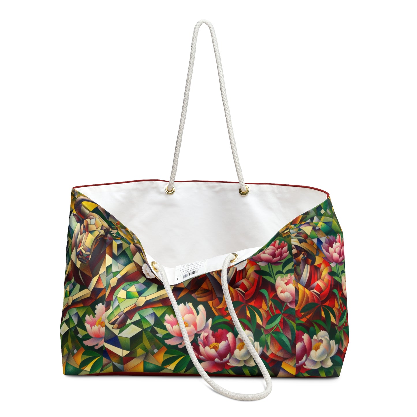 Taurus Picasso-Inspired Yoga Weekender Bag