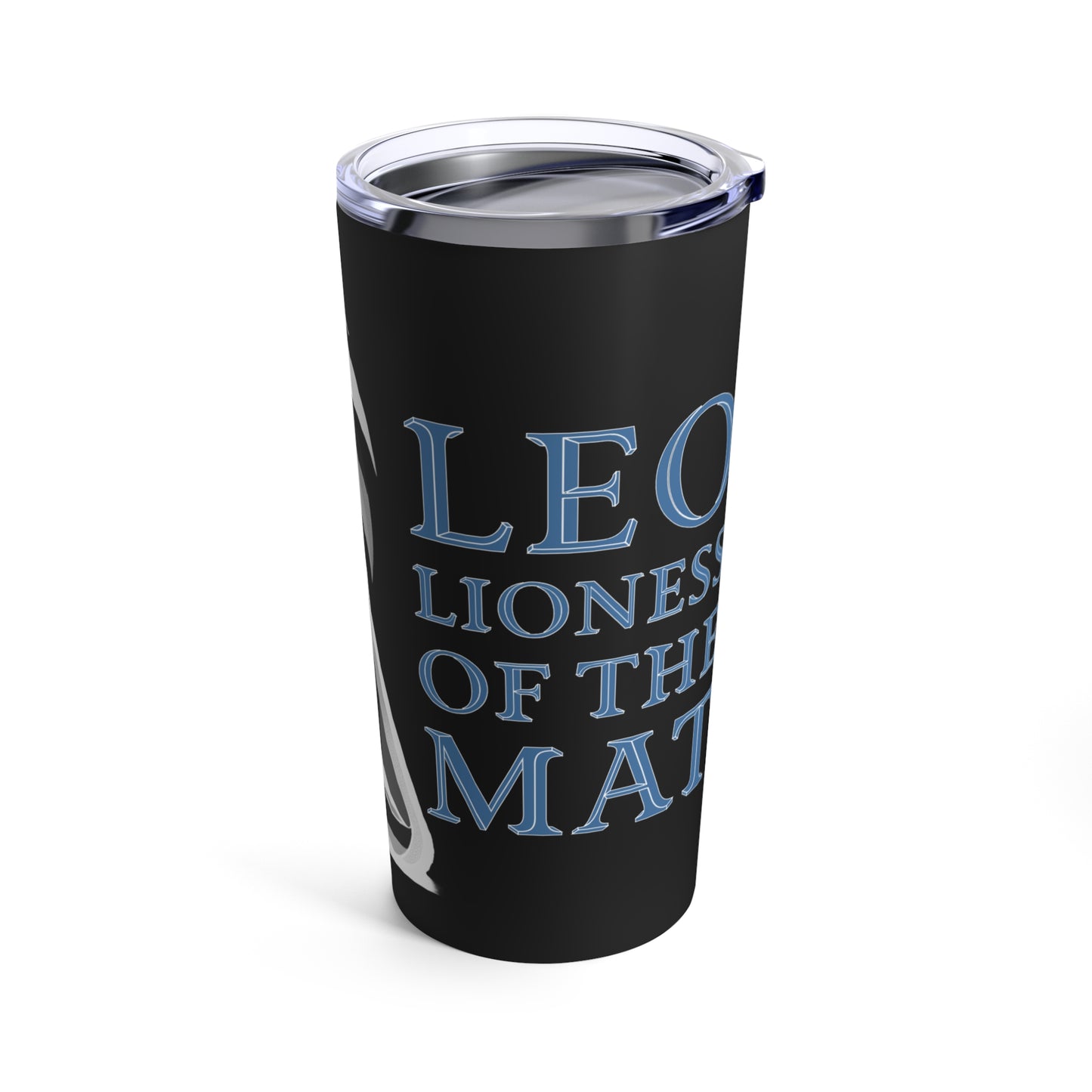 LEO Yoga Picasso: Lioness of the Mat Tumbler 20oz