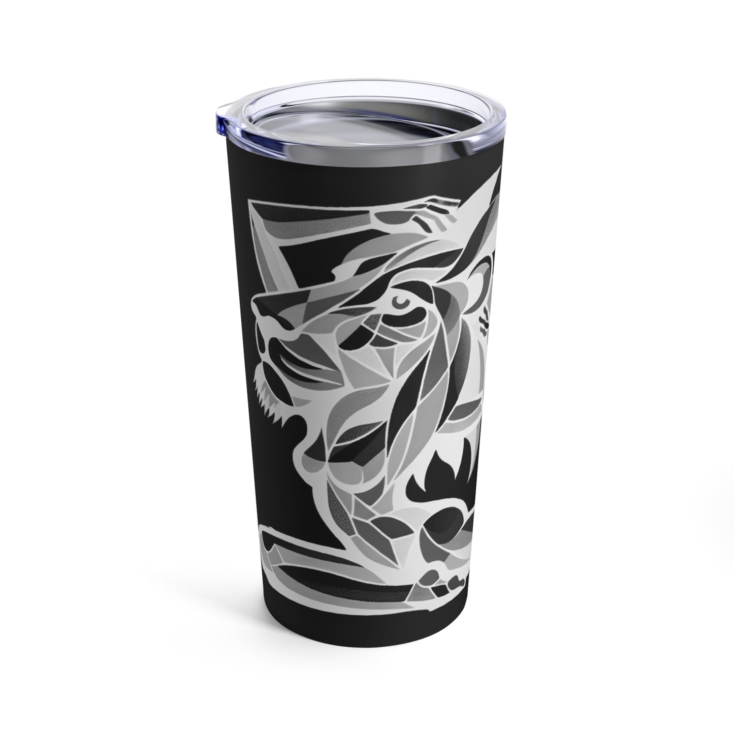 LEO Yoga Picasso: Lioness of the Mat Tumbler 20oz