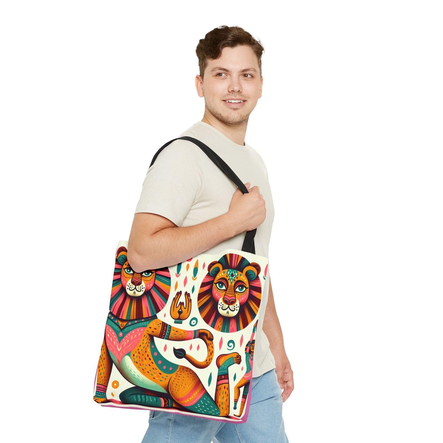 LEO POP ART Artful Art Gifted Yoga Weekender Bag Leo Personal Weekender Tote Bag Personal-Tote-Gift Astrology Gifte d for Leo Birthday