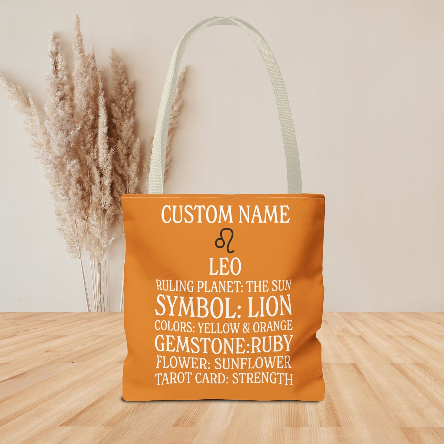 Custom Name LEO Tote Bag