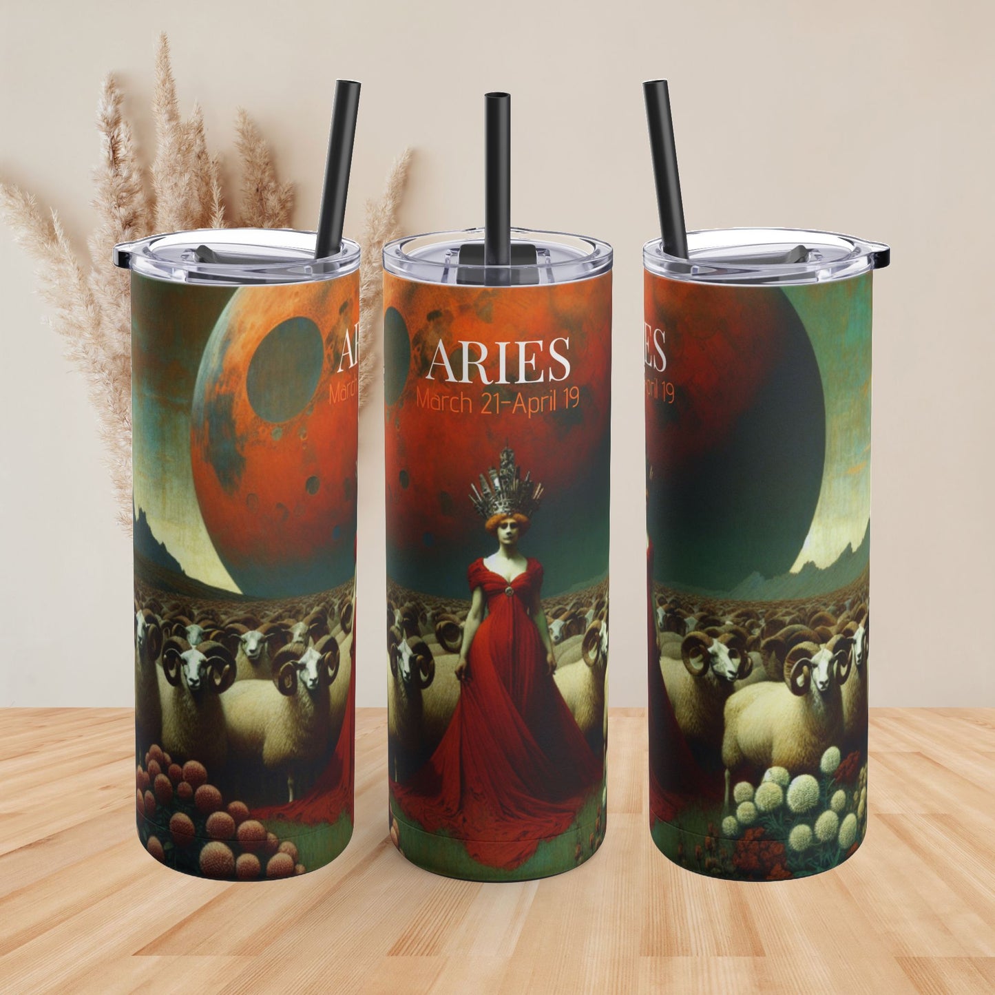 Aries Energy - Skinny Matte Tumbler, 20oz