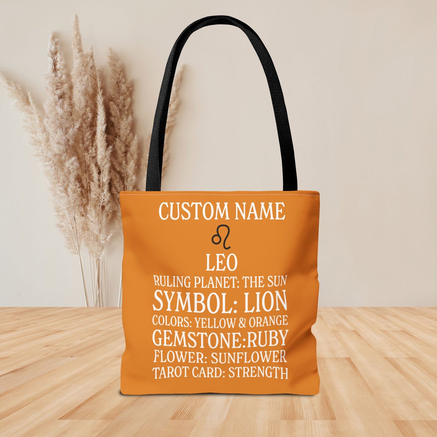 Custom Name LEO Tote Bag