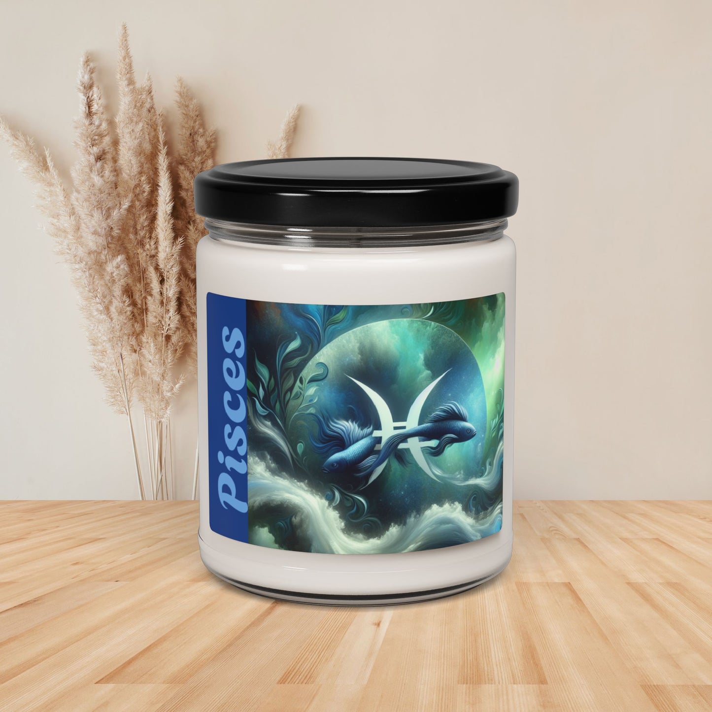 Pisces Scented Soy Candle, 9oz