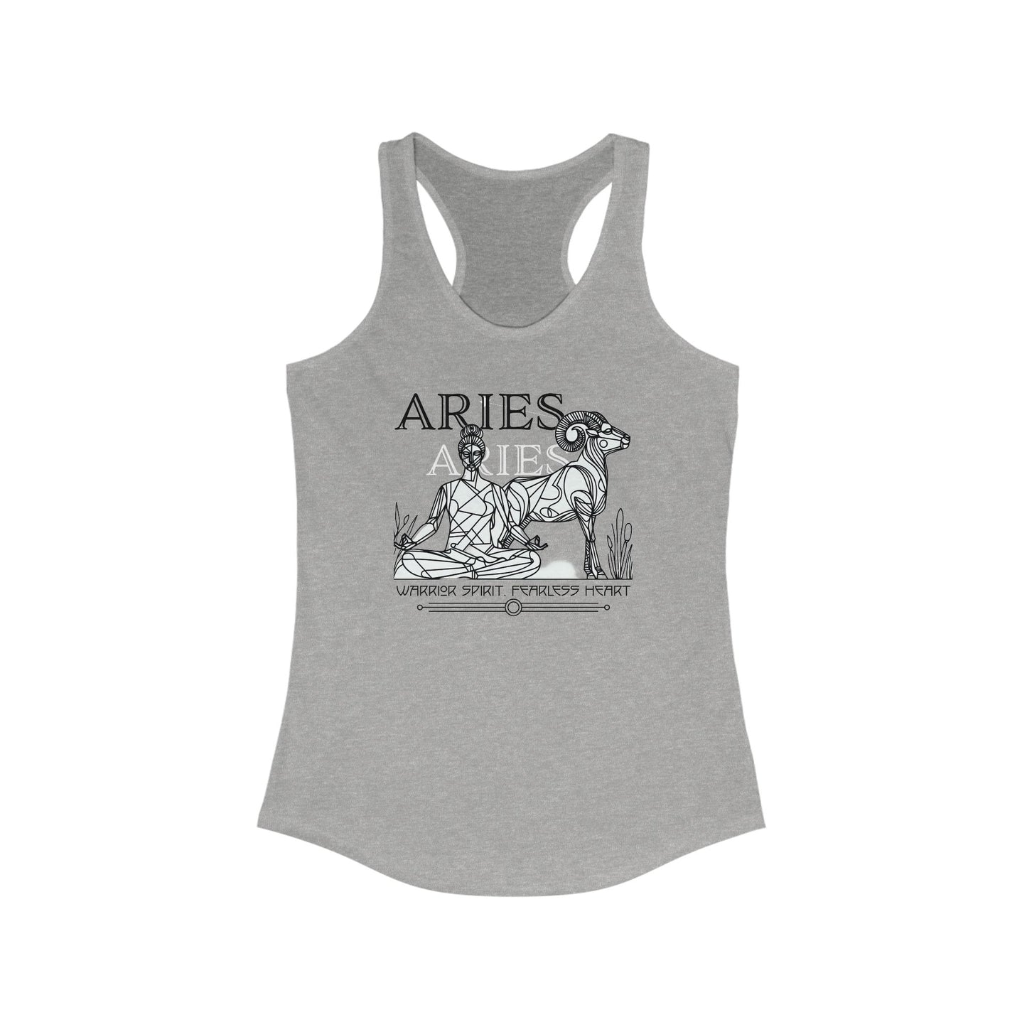 Aries Ram Yogi Women's Ideal Racerback Tank